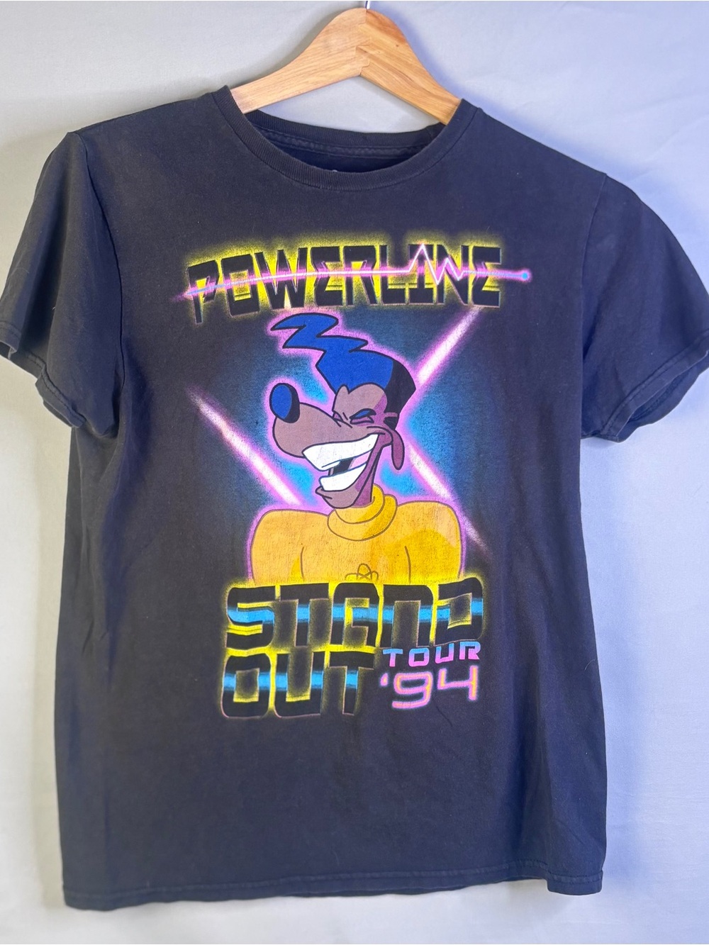 Disney Black Powerline "Stand Out Tour '94" Graphic Tee